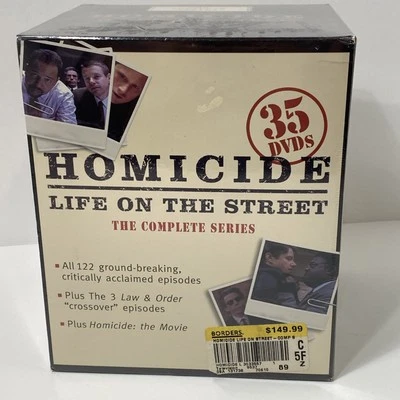 Homicide: Life on the Street, Complete Series (35 DVDs) - New - Sealed & 3 DVDs - Image 1 of 4