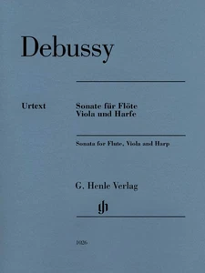 Debussy Sonata for Flute Viola Harp Henle Urtext Classical Sheet Music Book - Picture 1 of 1