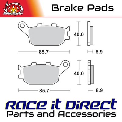 Brake Pads for SUZUKI GSXS 750 Z ABS 2017-2019 Rear Organic MotoMaster - Image 1 of 4