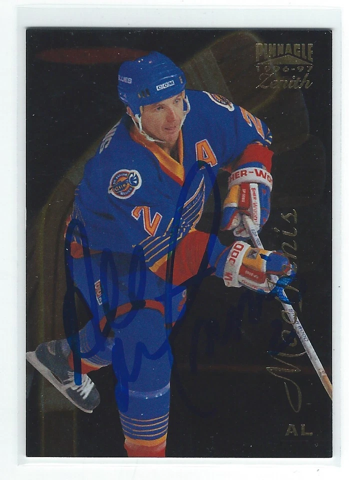 Подписанная карта Эла Макинниса 1996/97 Pinnacle Zenith No18 - Изображение 1 из 1