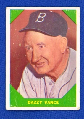 1960 Fleer Set-Break # 51 Dazzy Vance Brooklyn Dodgers - Image 1 of 2