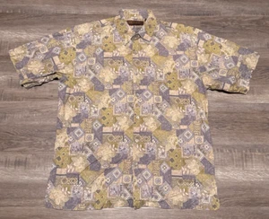 Tori Richard Men's Size Medium 100% Cotton Lawn Floral Hawaiian Shirt M - Picture 1 of 7