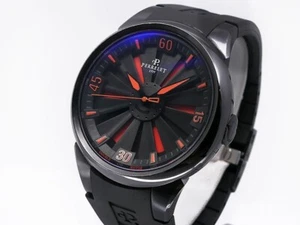 Perrelet Turbine A1047/1 Stainless Steel/DLC 44mm $6,500 LNIB - Picture 1 of 15