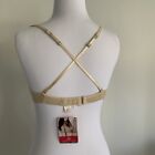 Woman Beige Bra, Size 32B (70B) Cotton Lined. Straps Can Be Used In 3 Ways,  New