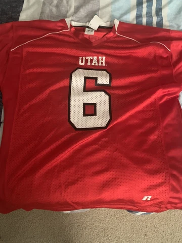 Men's #6 Utah Utes Jersey Cover