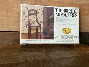 The House Of Miniatures - #40007 Side Chair/Set of 2 - Dollhouse kit - NEW - Picture 1 of 6