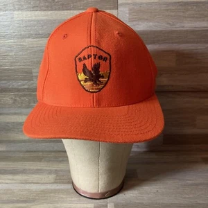 Vintage The Classics “Raptor” SnapBack Trucker Hat Orange Great for Hunting - Picture 1 of 8
