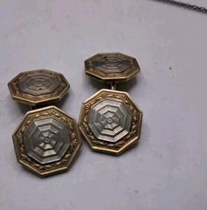 Vintage Art Deco Octagon Krementz - Picture 1 of 3