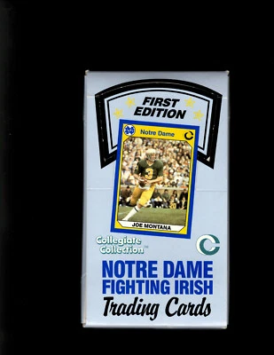 1 caja sin abrir Notre Dame lucha irlandesa colegiada deportes tarjetas coleccionables universidad Foto 1 de 4