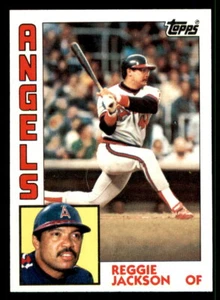 1984 Topps #100 Reggie Jackson - California Angels - Picture 1 of 3