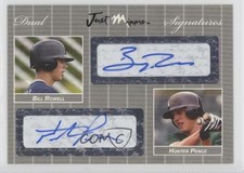 2007 Just Minors Dual Signatures Silver /25 Hunter Pence Billy Rowell Auto