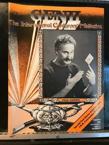 Revista Paul Harris Genii Magicians Magazine Magic Vintage Septiembre 1985 Página de Contenido - Imagen 1 de 3