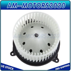 HVAC Heater Blower Motor w/Fan Cage for 2003-07 Hummer H2 03-06 GMC Sierra 1500 - Picture 1 of 6