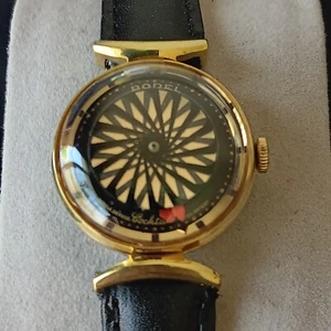 Vtg Ernest Borel Cocktail 26 GP Women's Kaleidoscope Watch - Picture 1 of 10