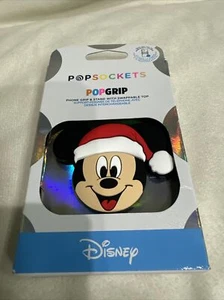 POPSOCKETS Phone Grip With Expanding Kickstand, Disney - PopOut Santa Mickey New - Picture 1 of 5