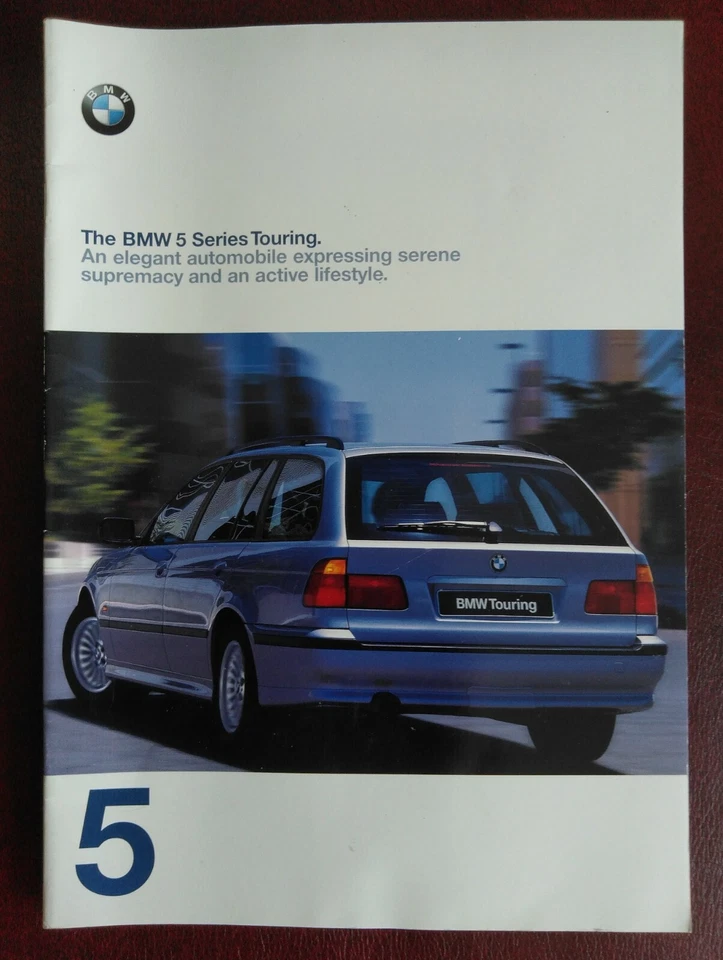 BMW 5 Series Touring Car Product Catalogue Brochure 1997 Magazine Book Booklet - Image 1 of 1