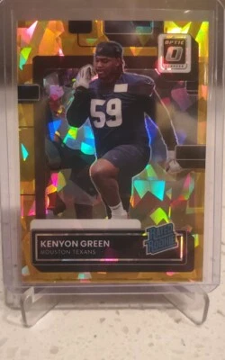 2022 Donruss Kenyon Green Optic Preview Gold Cracked Ice Ssp 07/10 - Image 1 of 2