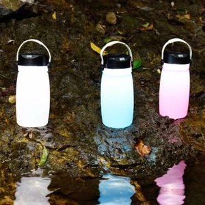 Outdoor Solar LED Silicone Floating Bottle Emergency Light Lantern Camping - Picture 1 of 7