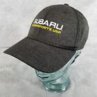 New Era Hat Subaru Motorsports Usa Medium Large Dark Gray Fitted Baseball Cap
