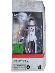 Star Wars Black Series Snowtrooper Holiday Edition 2023 Hasbro Figure Christmas - Picture 1 of 4