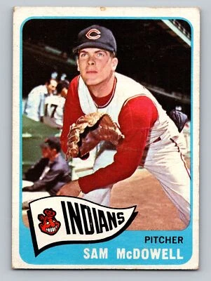 1965 Topps #76 Sam McDowell - Image 1 of 2