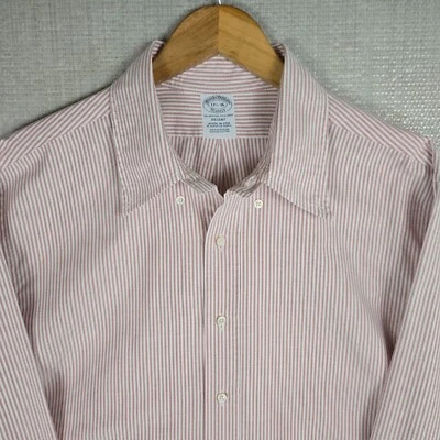 Camisa deportiva de tela Oxford XL hecha en EE. UU. BROOKS BROTHERS MAKERS talla 17,5/36 Foto 1 de 4