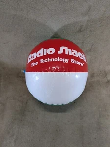 Vintage 90s Advertising Promo Collectible Beach Ball RADIO SHACK The Technology - Picture 1 of 14
