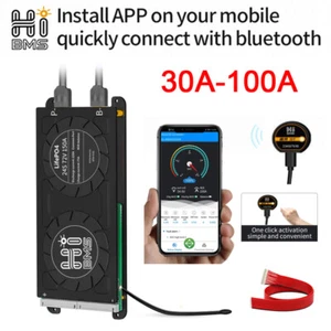 4S 12V 30A-100A LiFePo4 BMS Battery Board Common Port with Balance & NTC Cable - Picture 1 of 18