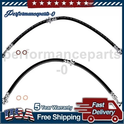 Front Left Front Right Brake Hydraulic Hose for Nissan Sentra 2000-2001 - Image 1 of 4