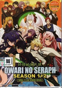 DVD Anime Owari No Seraph TV Series Season 1+2 Vol.1-24End+OVA English Dubbed - Picture 1 of 3