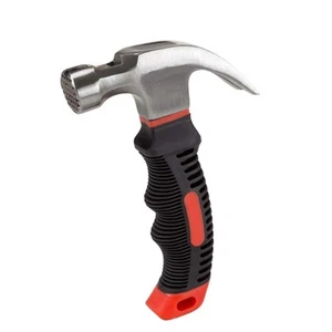 Small Claw Hammer 8 oz. with Magnetic Nail Starter - Polished Heavy Duty Stee... - Picture 1 of 2