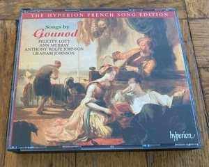 Songs by Gounod: Felicity Lott, Ann Murray, Johnson Hyperion French 2CD Set 1993 - Picture 1 of 3