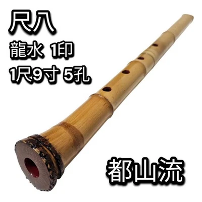Flauta de bambú japonesa Shakuhachi instrumento de viento de madera 575 mm #S-0463 Foto 1 de 4