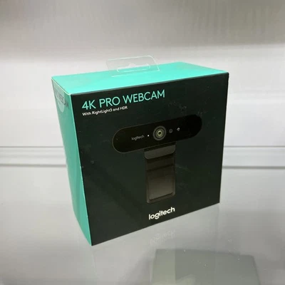 Logitech Brio 4k Webcam (90) Frames Per Second 5 x Digital Zoom Webcam - Black - Image 1 of 4