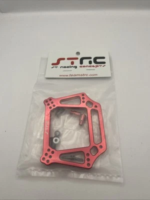 Red Aluminum Front Shock Tower for Traxxas Slash 2WD Rustler Stampede # ST3639R - Image 1 of 3
