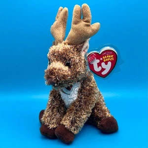 TY Beanie Baby - ROOFTOP the Reindeer (7 inch) - Picture 1 of 1