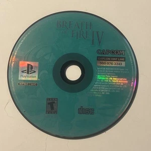 Breath of Fire IV Sony PlayStation 1 PS1 2000 - SOLO DISCO (sin estuche ni manual) - Imagen 1 de 2