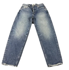 Paige Damen Alexis High Rise Barrel Leg Jeans Lovejoy Distressed 26 Button Fly - Bild 1 von 9