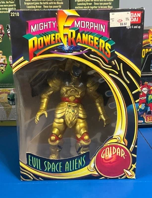 Figura usada 1993 vintage Mighty Morphin Power Rangers Evil Space Aliens Goldar Foto 1 de 4