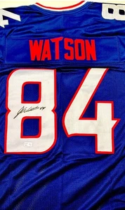 Justin Watson Signed Jersey Houston Texans WR Metabilia Certified - Picture 1 of 1