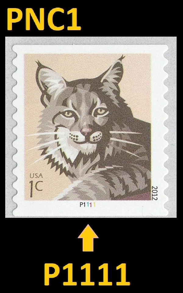 US 4672 Bobcat 1c PNC1 P1111 MNH 2012 - Image 1 of 1