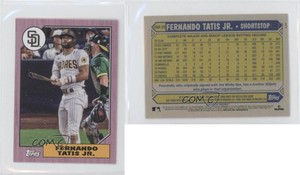 2022 Topps Mini 1987 Topps Baseball Pink /25 Fernando Tatis Jr #78B-10