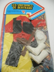 vintage ACTION GI JOE 12'' Action MAN Panoplie Les Uniformes de BERTRAND Outfits - Imagen 1 de 6