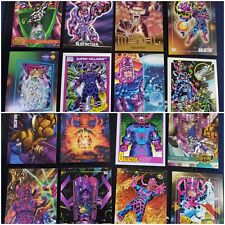 Lot of 16 Galactus Marvel Trading Cards masterpiece universe