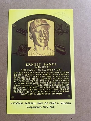 埃尔尼·班克斯名人堂金牌明信片亲笔签名 — 第 1/3 张图片