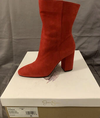 Замшевые детские сапоги Jessica Simpson - Kaelin Red Lux 7 М J - Изображение 1 из 3