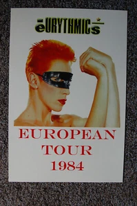 Eurythmics Concert Tour Poster 1984 European Tour -- - Picture 1 of 1