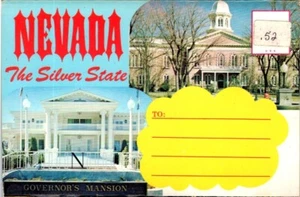 Nevada, The Silver State, Vintage 1977 Chrom Ordner Postkarte, 17 Ansichten - Bild 1 von 15