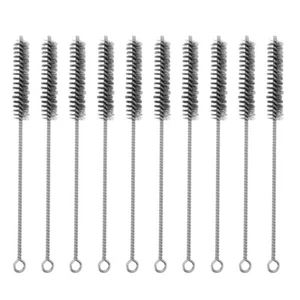 10 Pcs Pipe Cleaning Brush Brushes for Plumbing Small Steel Tube - Afbeelding 1 van 12