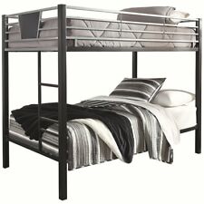 Ashley Furniture Dinsmore Twin over Twin Bunk Bed in Black and Gray